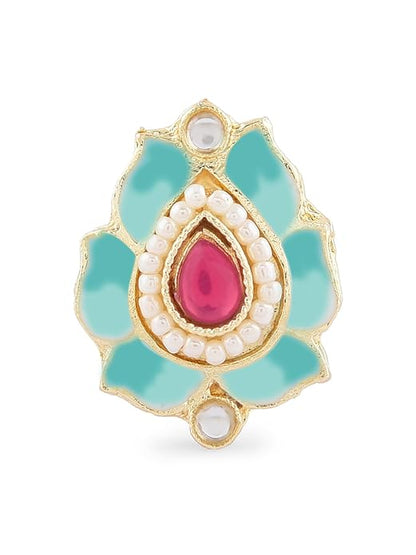 Indian choker necklace with intricate craftsmanship