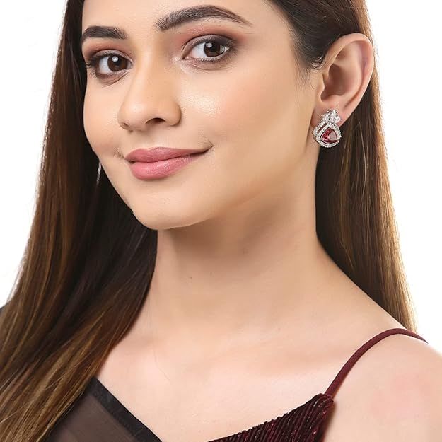 American diamond studs for elegant everyday wear