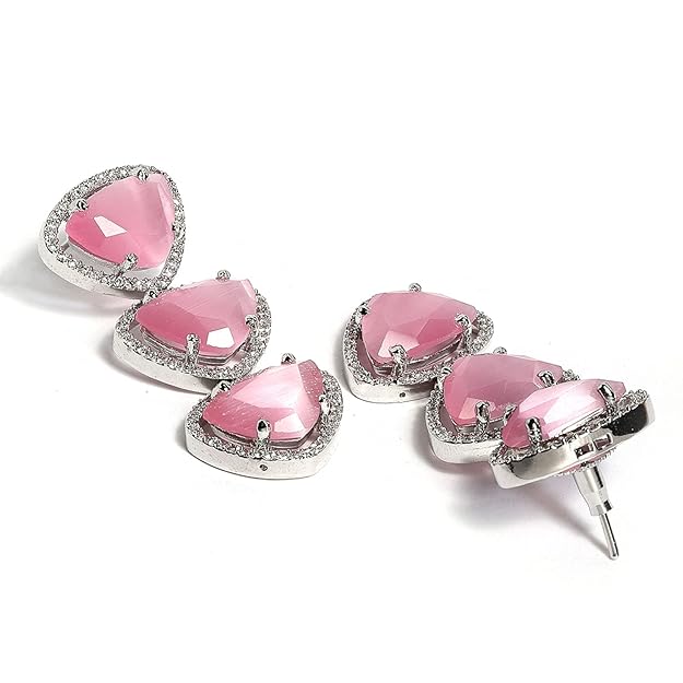 American diamond Indian jewellery with traditional craftsmanship