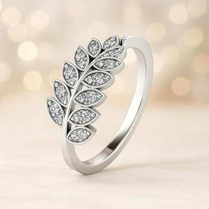 Sterling Silver Ring Jewelry in 925 Pure Silver Adjustable Modern Style