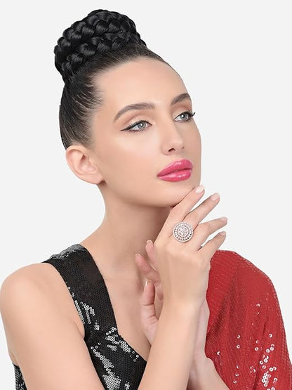 Rose Gold Zirconia Engagement Ring