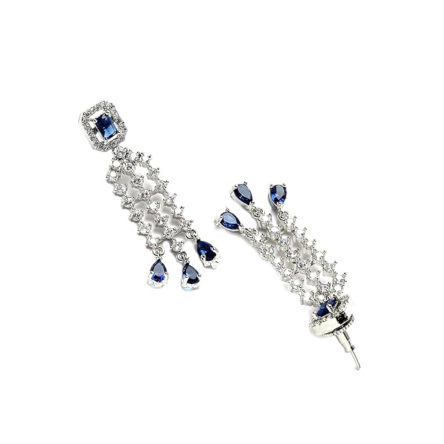 American diamond choker set for bridal and party wear