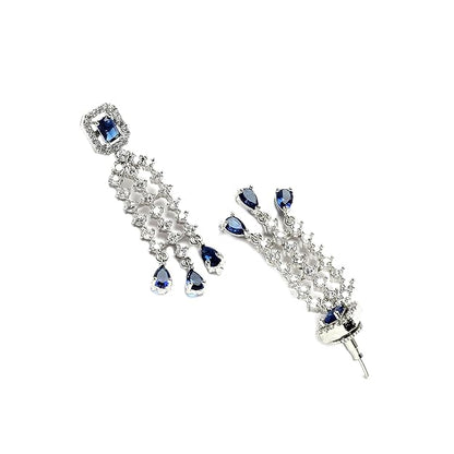 American diamond choker set for bridal and party wear