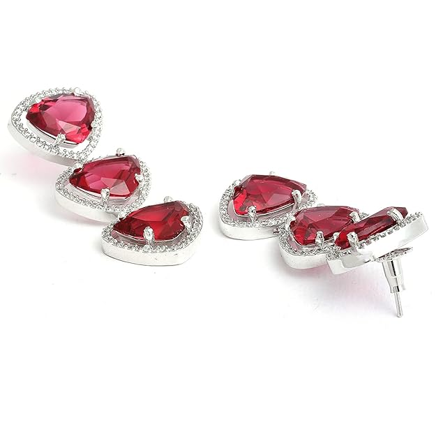 American diamond Indian jewellery with traditional craftsmanship