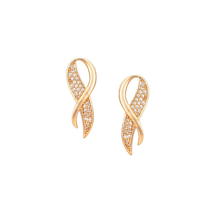 Infinity Diamond Gold Love Knot Bracelet