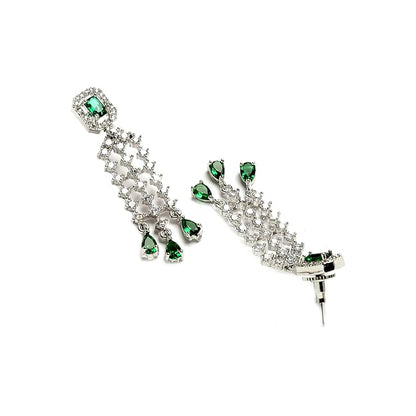 American diamond choker set for bridal and party wear