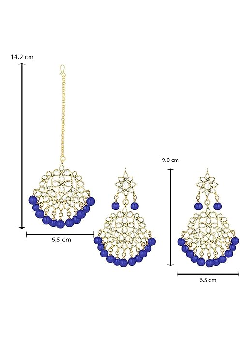 Designer bridal mang tika for Indian wedding jewelry