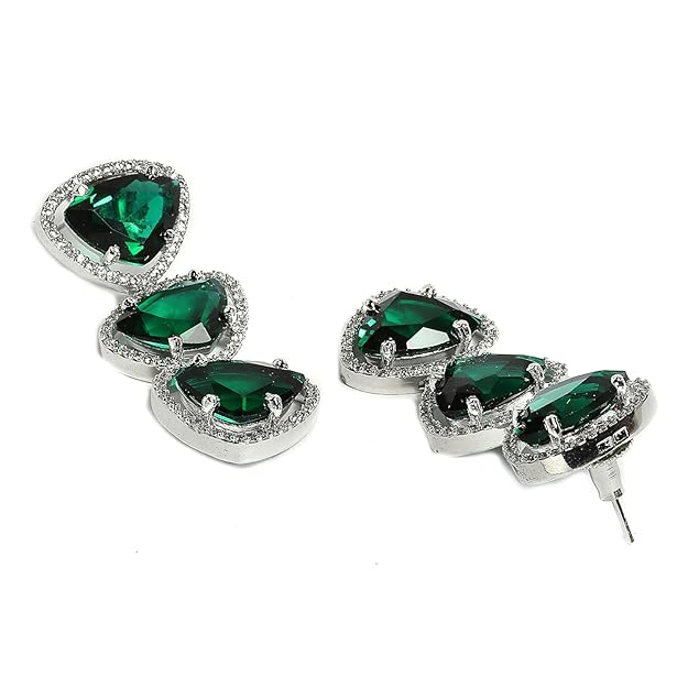 American diamond Indian jewellery with traditional craftsmanship