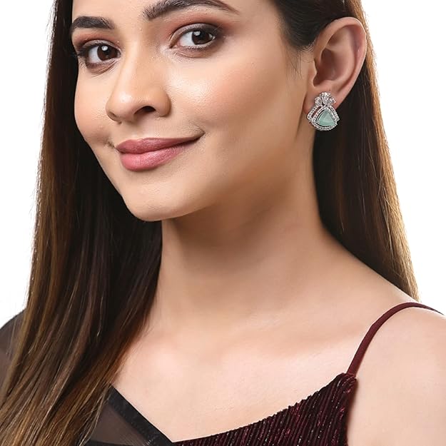 American diamond studs for elegant everyday wear