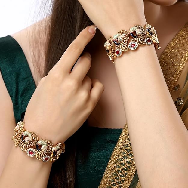Peacock Temple Jewellery Bangles