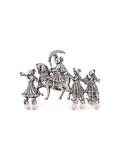 Antique Barat Oxidised Silver Ring