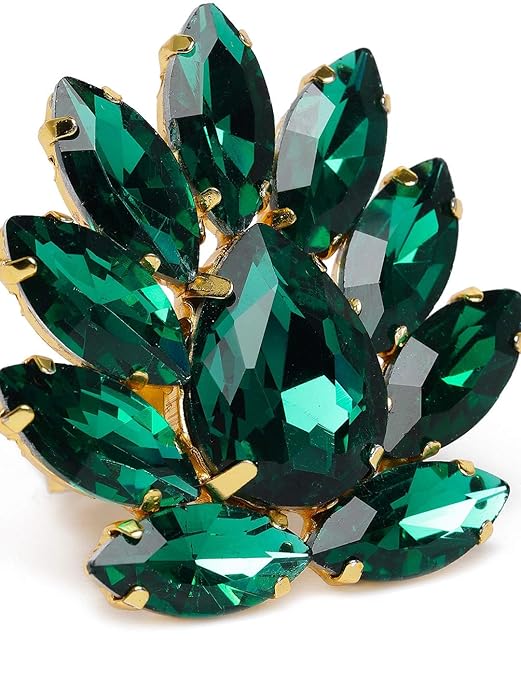 Women's crystal rings for parties and special occasions