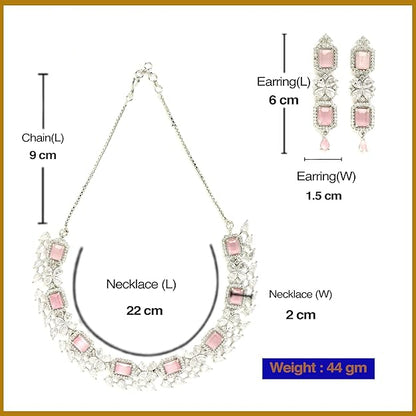 American diamond jewellery with classic Indian styling