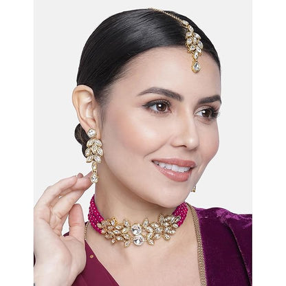 Pearl Necklace Bridal Crystal Set