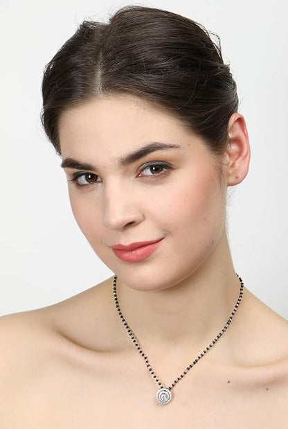 Indian wedding necklace mangalsutra with traditional design