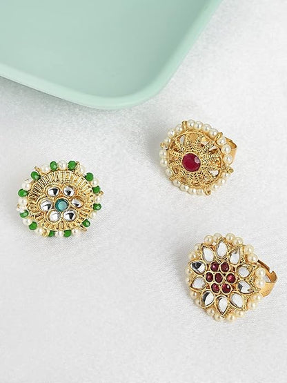 Traditional Wedding Rings Combo of 3