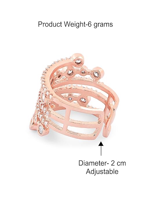 High quality cubic zirconia rings with realistic shine