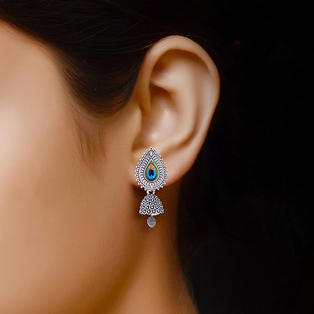 Chandbali Stylish Jhumkas Traditional Earrings Set of 12