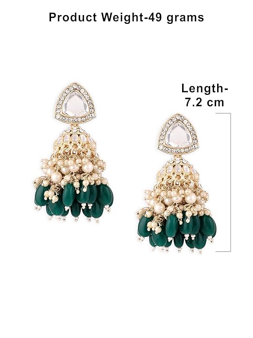 Drop earrings for women with elegant finish