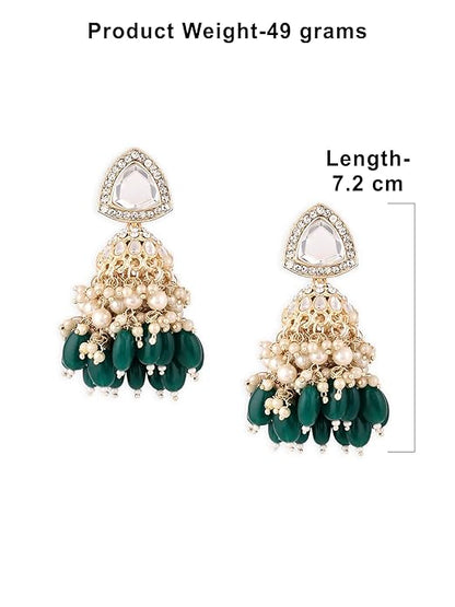 Drop earrings for women with elegant finish