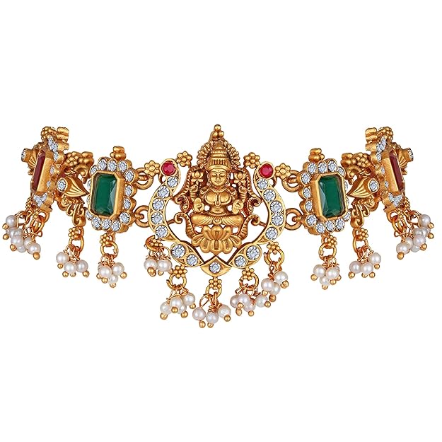 Gold Temple Jewellery Wedding Set