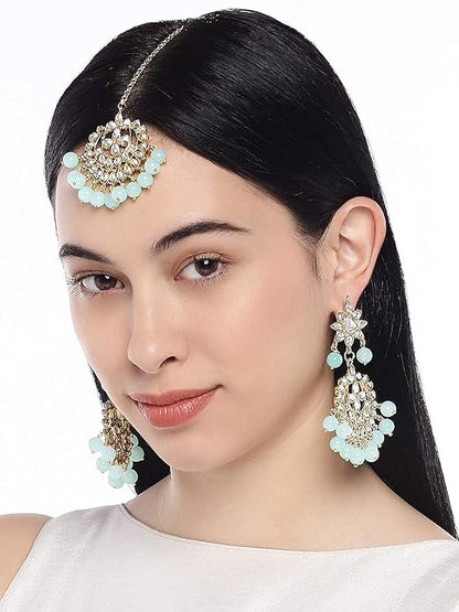 Designer bridal mang tika for Indian wedding jewelry