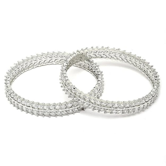 American Diamond Bangles Set of 2