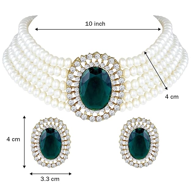 Choker necklace with elegant traditional design