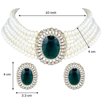 Choker necklace with elegant traditional design