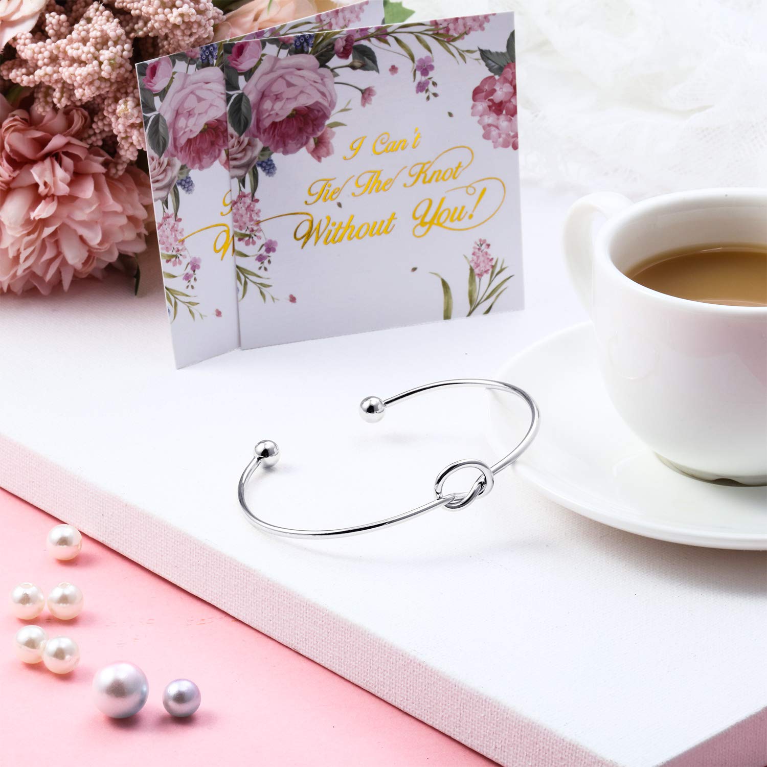 Love Knot Bangle Bracelet Set (10 Pcs)