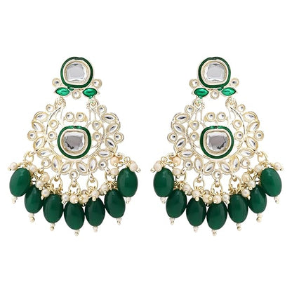 Choker Necklaces for Women in Traditional Meenakari Kundan and Pearl Choker Necklace Jewellery Set