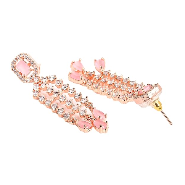 American diamond choker set for bridal and party wear