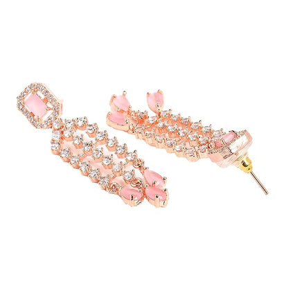 American diamond choker set for bridal and party wear