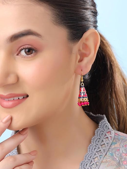 Traditional Jhumki Earrings Combo of 5 Pairs