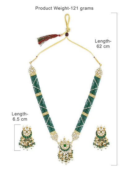 Kundan meenakari choker with colorful enamel detailing