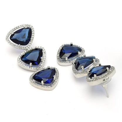 American diamond Indian jewellery with traditional craftsmanship