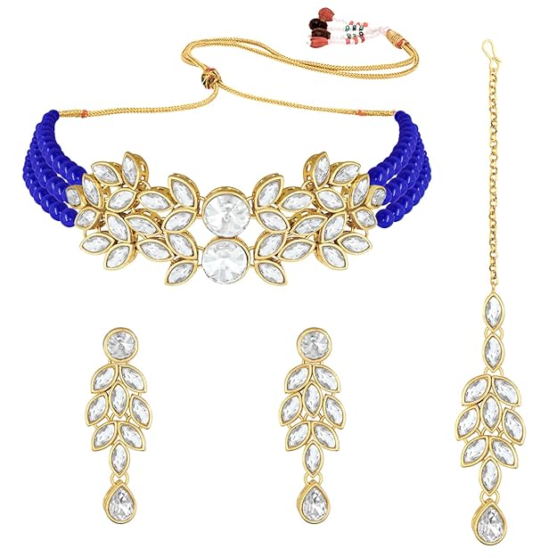 Pearl Necklace Bridal Crystal Set