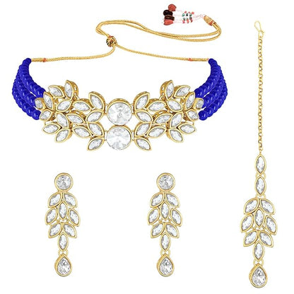 Pearl Necklace Bridal Crystal Set