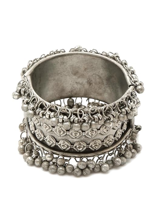 Oxidised Silver Bracelet Celebrity Inspired
