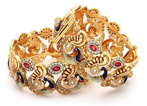 Peacock Temple Jewellery Bangles