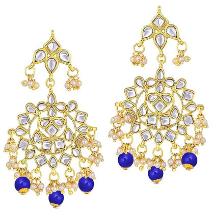 Kundan choker set with matching earrings