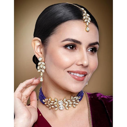 Pearl Necklace Bridal Crystal Set
