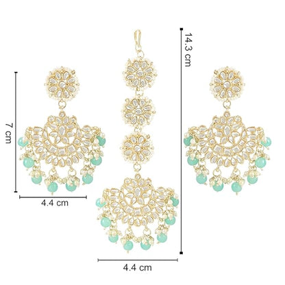 Elegant dulhan mang tika for Indian bridal wedding look