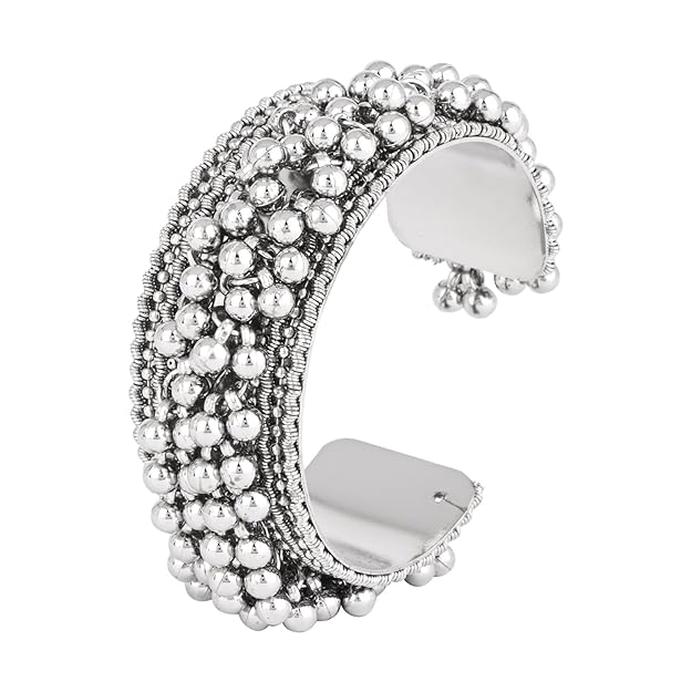Oxidised Bangles With Ghungroo