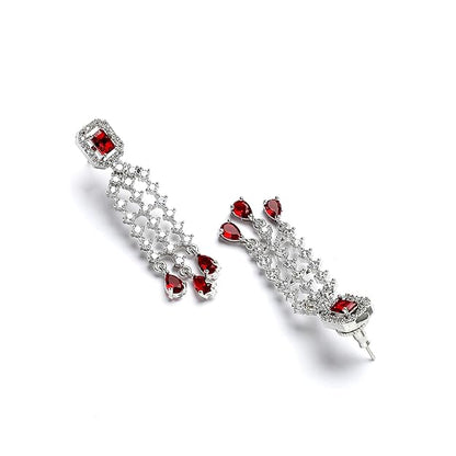 American diamond choker set for bridal and party wear