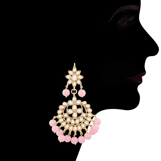 Bridal Kundan Jewellery Pearl Choker Set