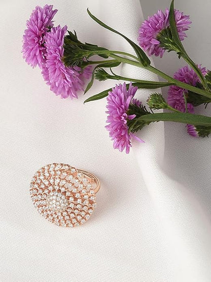 Cubic Zirconia Wedding Rings Set of 2