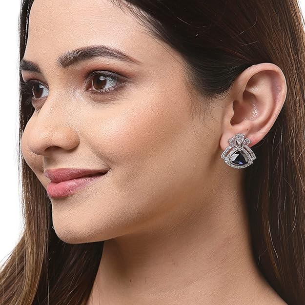 American diamond studs for elegant everyday wear
