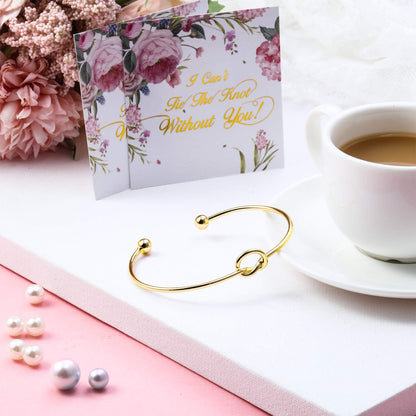 Love Knot Bangle Bracelet Set (10 Pcs)