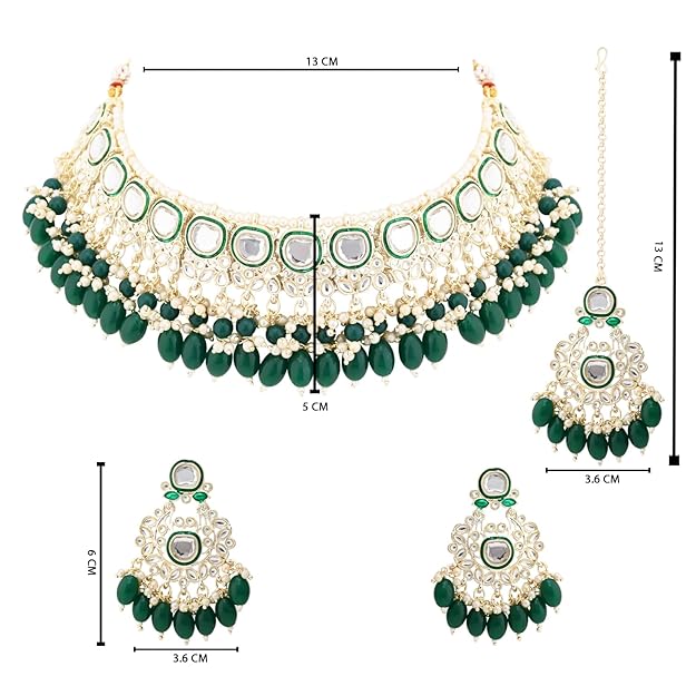 Choker necklaces for women in traditional Indian design